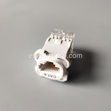 UTP CAT6 Australia tipo clavija trapezoidal de 180 grados